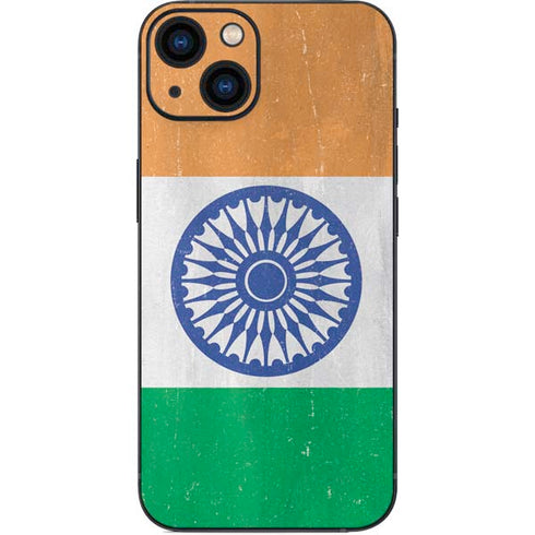India Flag Distressed iPhone Skins